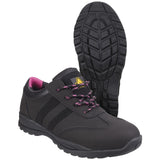 Amblers Safety Womens FS706 Sophie Safety Trainer Black