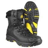 Amblers Safety Unisex FS999 Hi Leg Composite Safety Boot With Side Zip Black