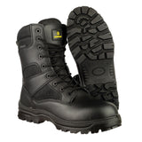 Amblers Safety Mens Combat Hi-Leg Waterproof Metal Free Boot Black
