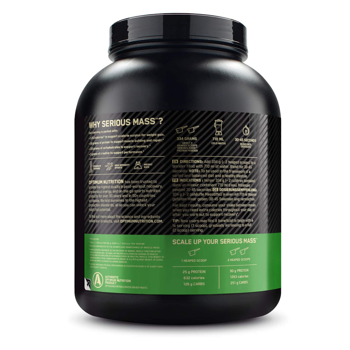 ON Serious Mass 2.7kg Tub