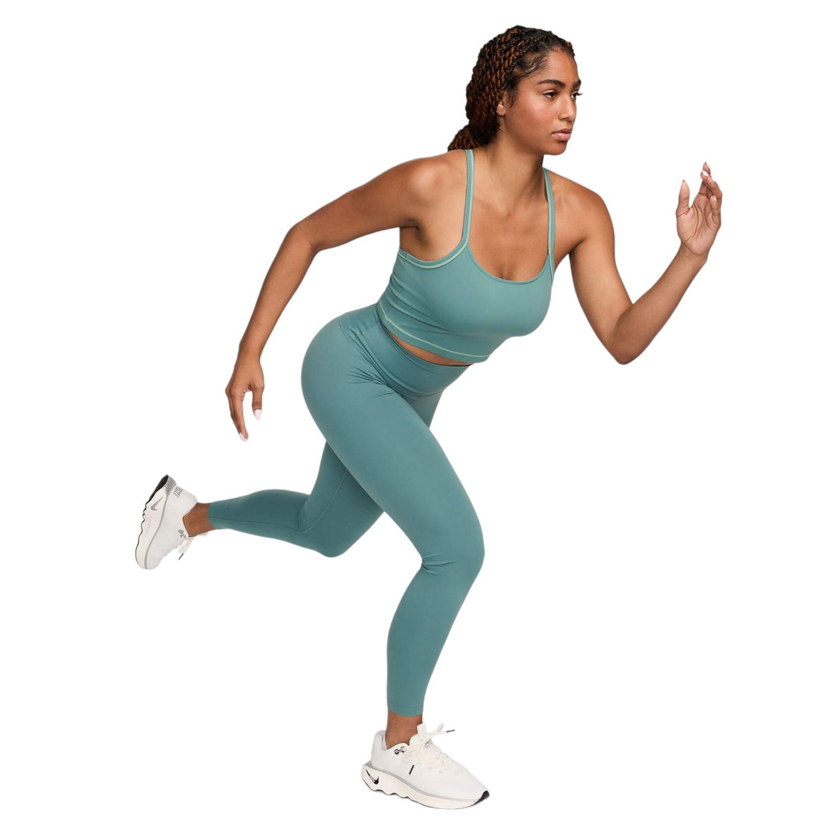 Nike One Fitted Womens Dri-FIT Cropped Tank Top