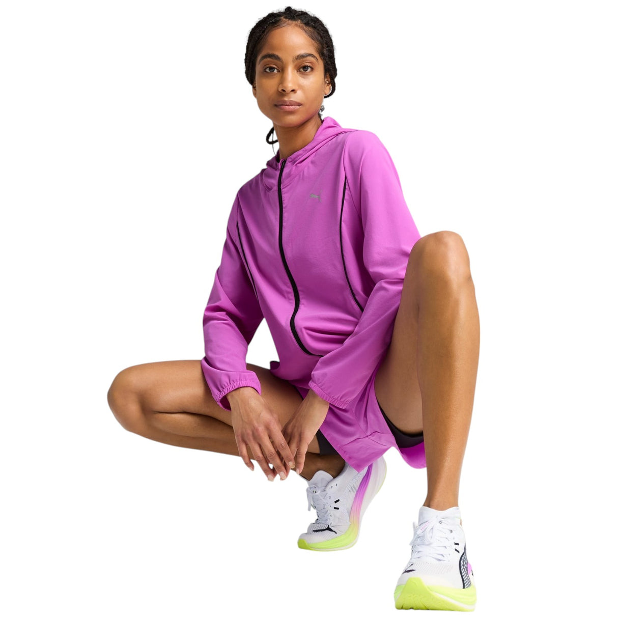 Puma RUN VELOCITY Womens Full-Zip Running Hooded Jacket