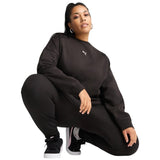 Puma Essentials Oversized Womens Fleece Crew Sweatshirt