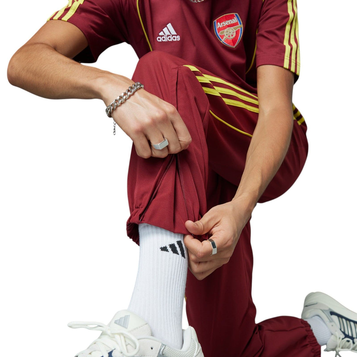 adidas Arsenal Football 3-Stripe Regular-Fit Track Pants