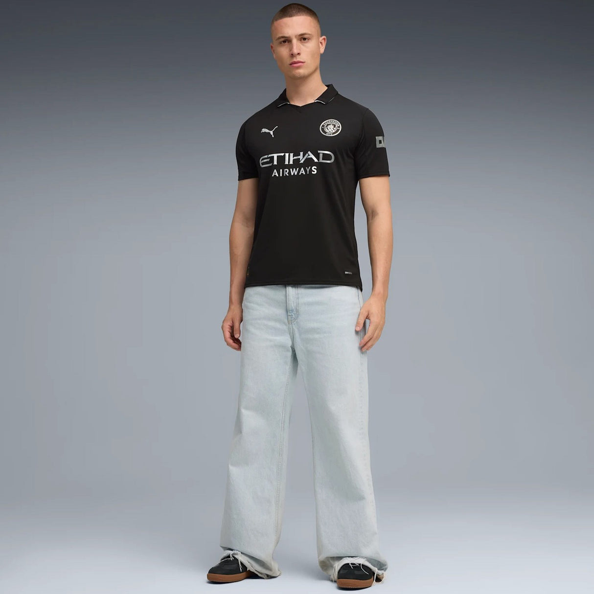 Puma Manchester City Football 2025/26 Adults Short Sleeved Away Jersey