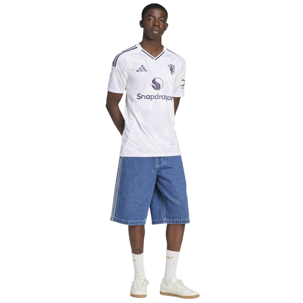adidas Manchester United Football 2025/26 Adults Short Sleeved Away Jersey