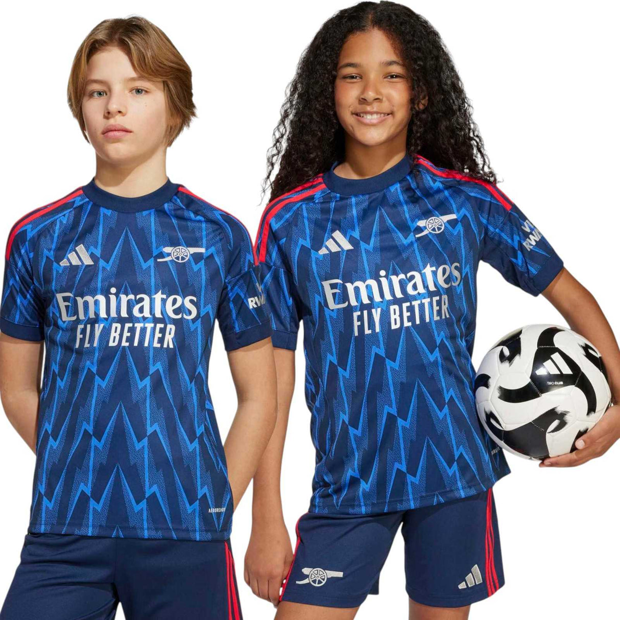 adidas Arsenal Football 2025/26 Kids SS Away Jersey