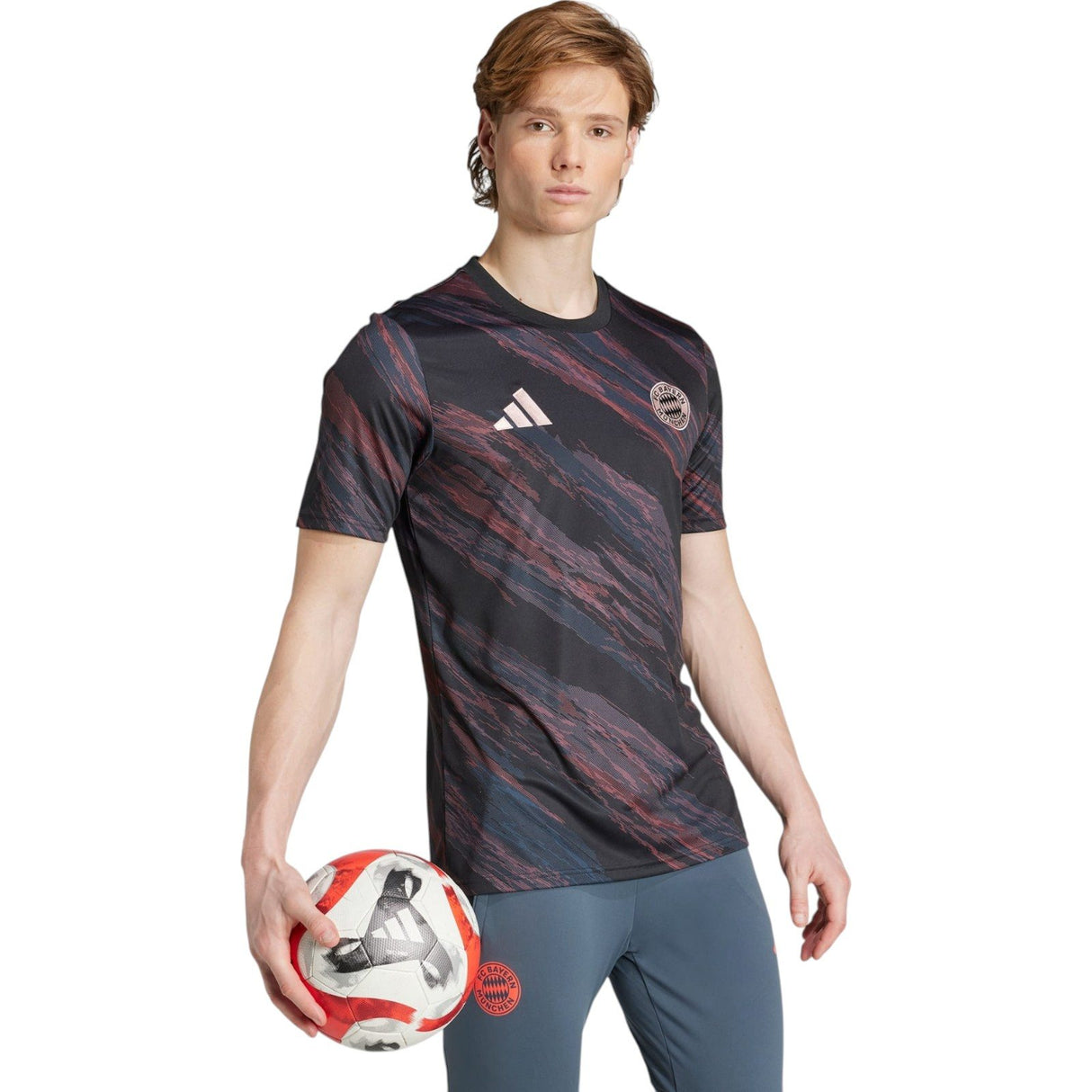 adidas FC Bayern Football 2025/26 Mens Pre-Match Jersey