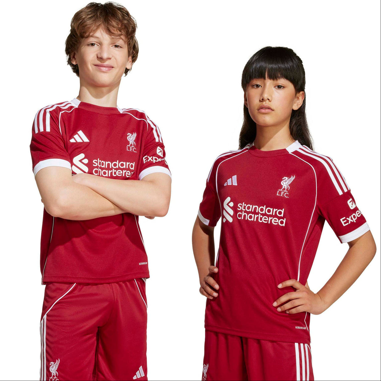 Adidas Liverpool FC 2025/26 Kids Home Jersey