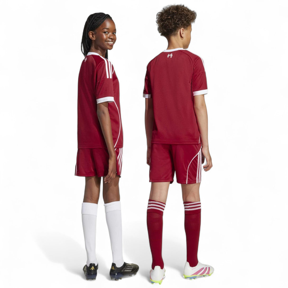 adidas Liverpool Football 2025/26 Kids Home Shorts