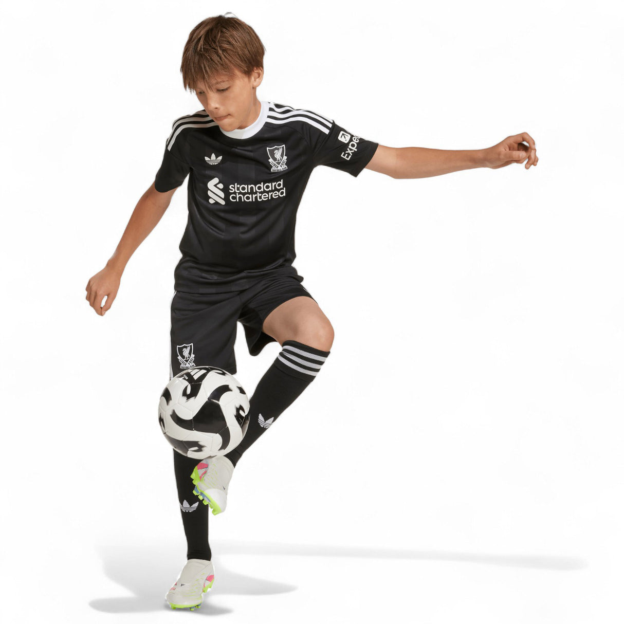 adidas LFC 25 Kids Third GK Jersey Black