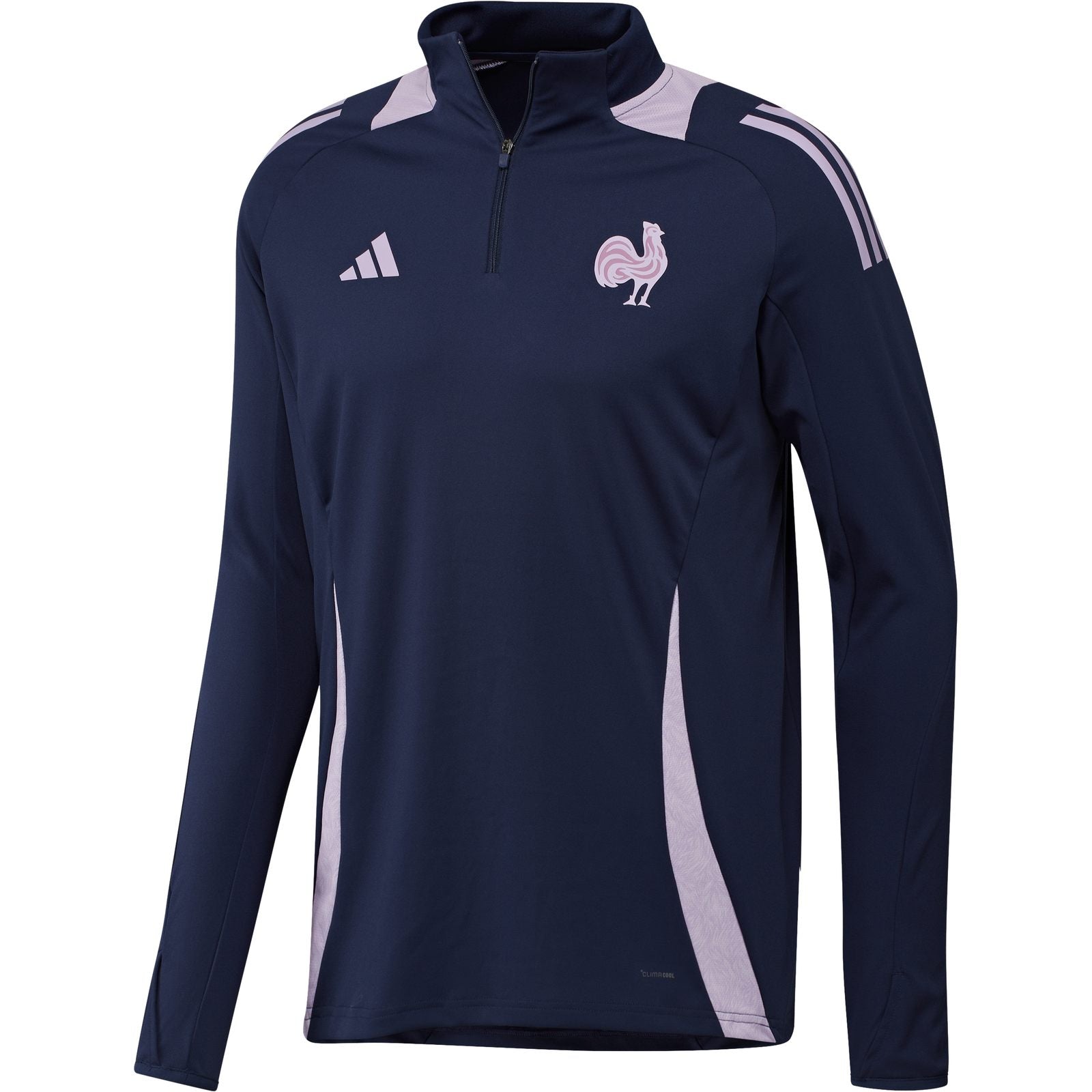 adidas France Rugby WRWC2 2025/26 Mens Half-Zip Training Top