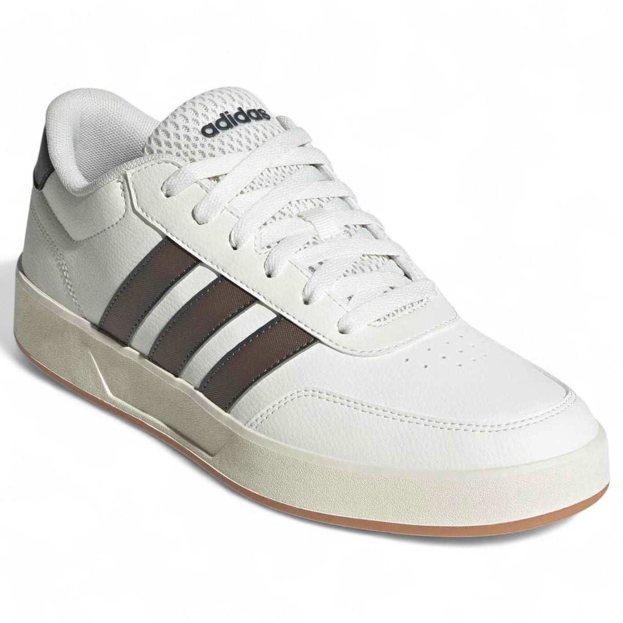 adidas Mens BREAKNET 3.0 White/Brown