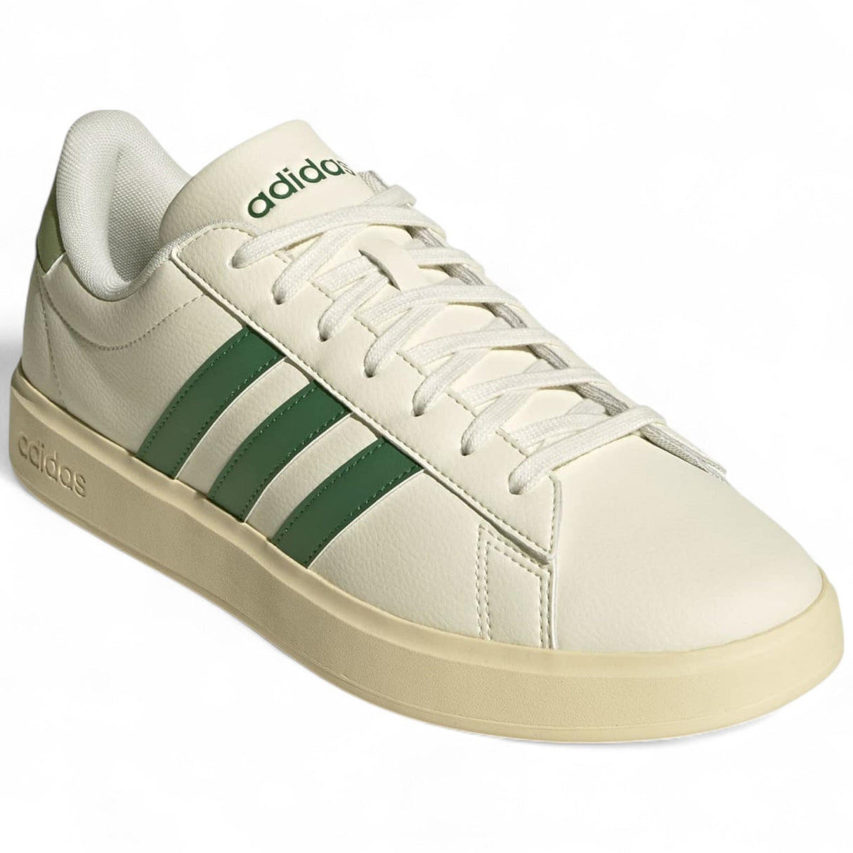 adidas Grand Court 2.0 Mens Regular-Fit Lace Sneakers Outer Full View Forward Facing
