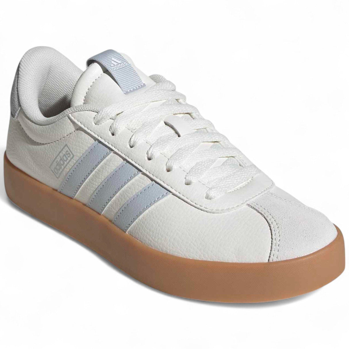 adidas VL Court 3.0 Womens Cushioned Regular-Fit Trainers Outer Full View Forward Facing