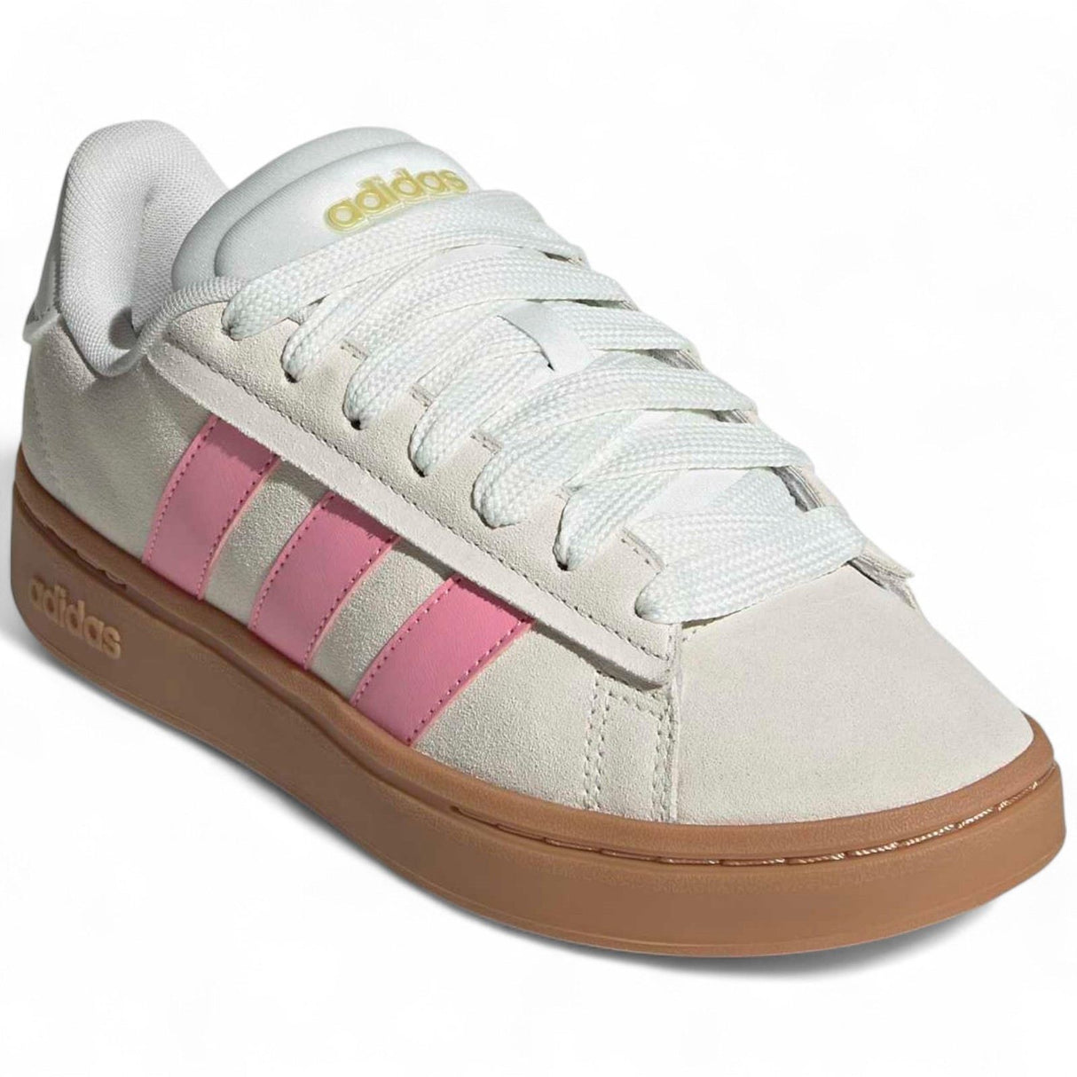 adidas Grand Court Alpha Womens Regular-Fit Lace Sneakers Outer Full View Forward Facing