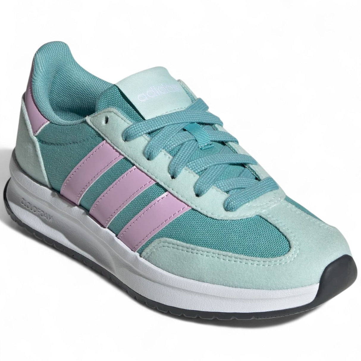 adidas Retro Kids Running-Inspired Regular-Fit Shoes Outer Full View Forward Facing