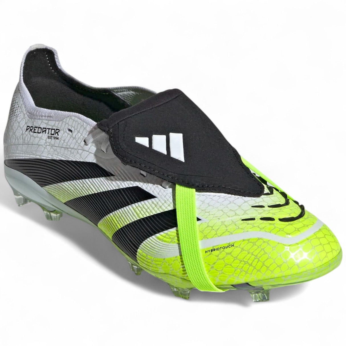 adidas Predator Elite Fold-Over Tongue Kids Firm Ground Football Boots Outer Full View Forward Facing