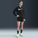 Nike One Swoosh Womens Dri-FIT Mid-Rise Loose 3" Brief-Lined Running Shorts
