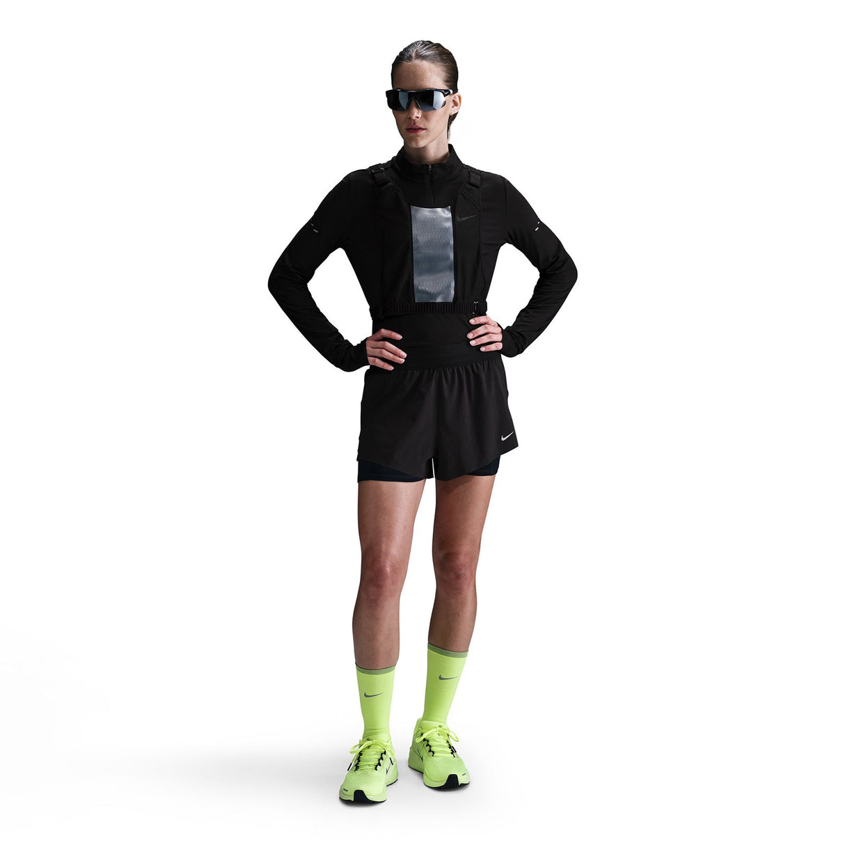 Nike Swift Womens Dri-FIT Mid-Rise 2-in-1 Running Shorts