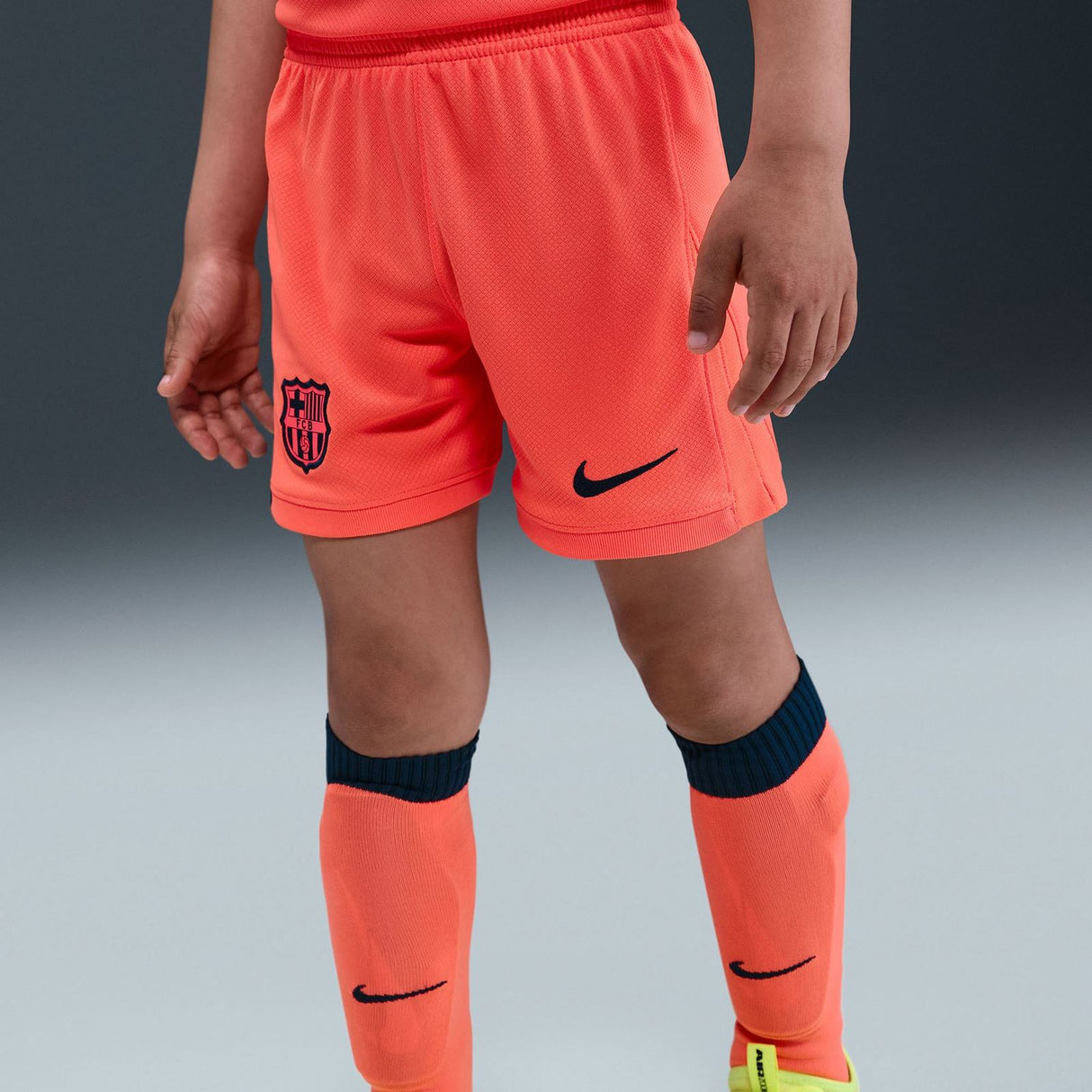 Nike FCB 25 Kids Third Kit Orange