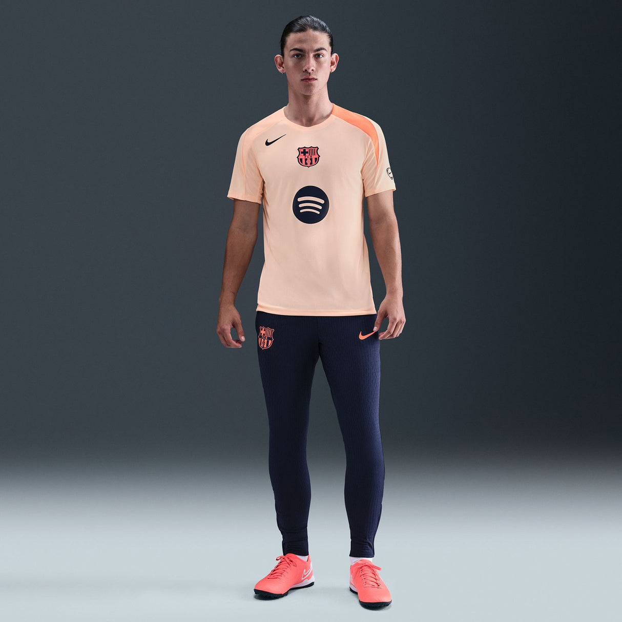 Nike FCB 25 3rd Strike Drill Tee Orange
