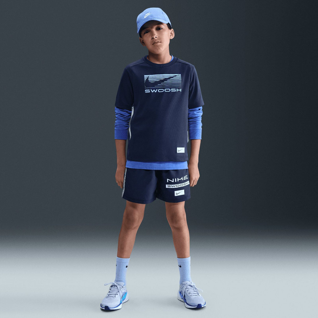 Nike B DF MULTI  SS TOP GX LOVE Navy
