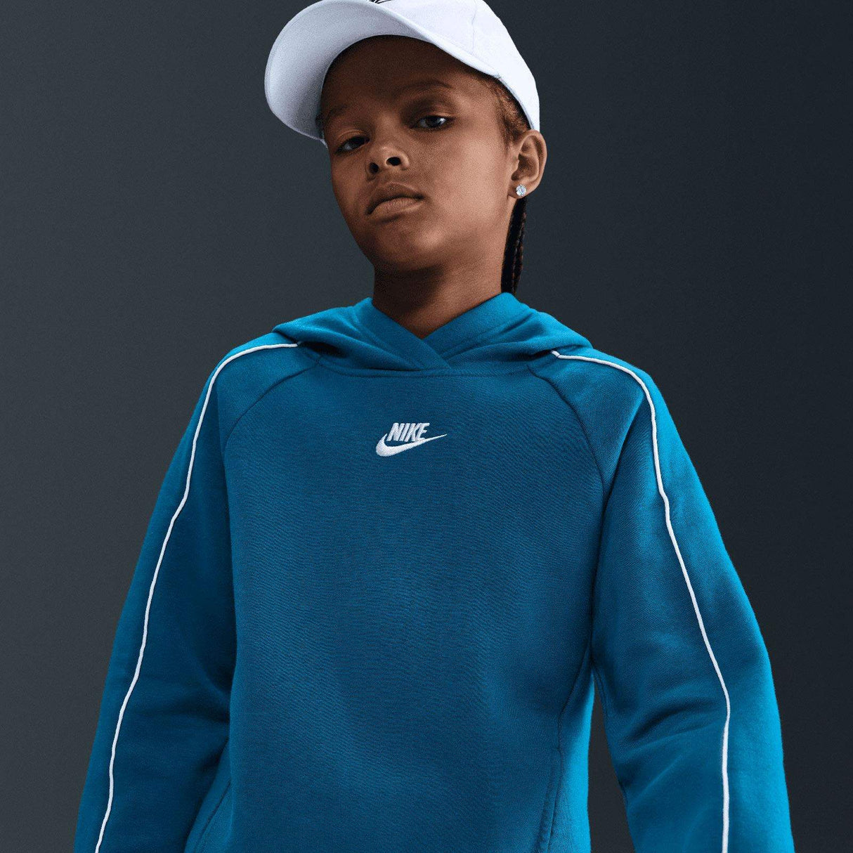 Nike Kids NSW CLUB FLC HDY TRACKSUIT Grn