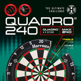 Harrows Quadro 240 Dartboard 0