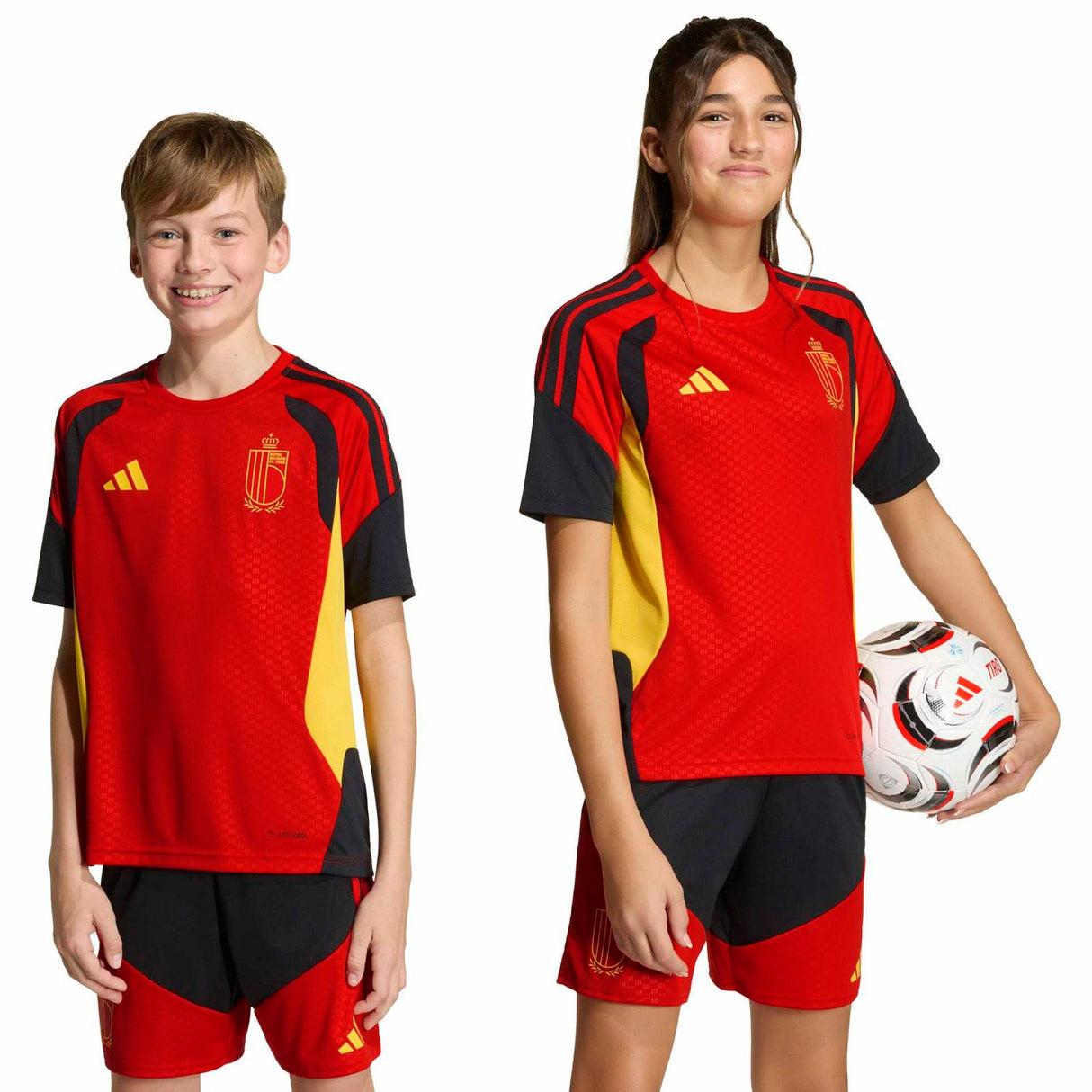 adidas Belgium WC26 Kid Train Jersey Red
