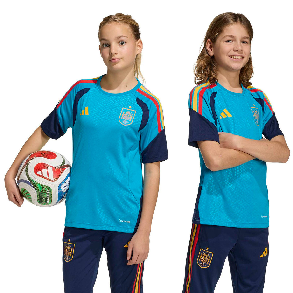 adidas Spain Football World Cup 2026 Kids Tiro Training Jersey