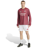 adidas AFC 25 PM Crew Top Maroon