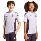 adidas MUFC 25 Kids Train RF Jersey Purp