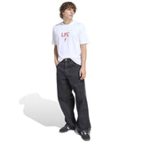 adidas LFC 25 Graphic Tee Black White