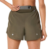 ASICS WMS NAGINO 4IN RUN SHORT GRN