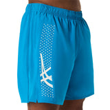 ASICS MENS ICON 7IN SHORT BLUE