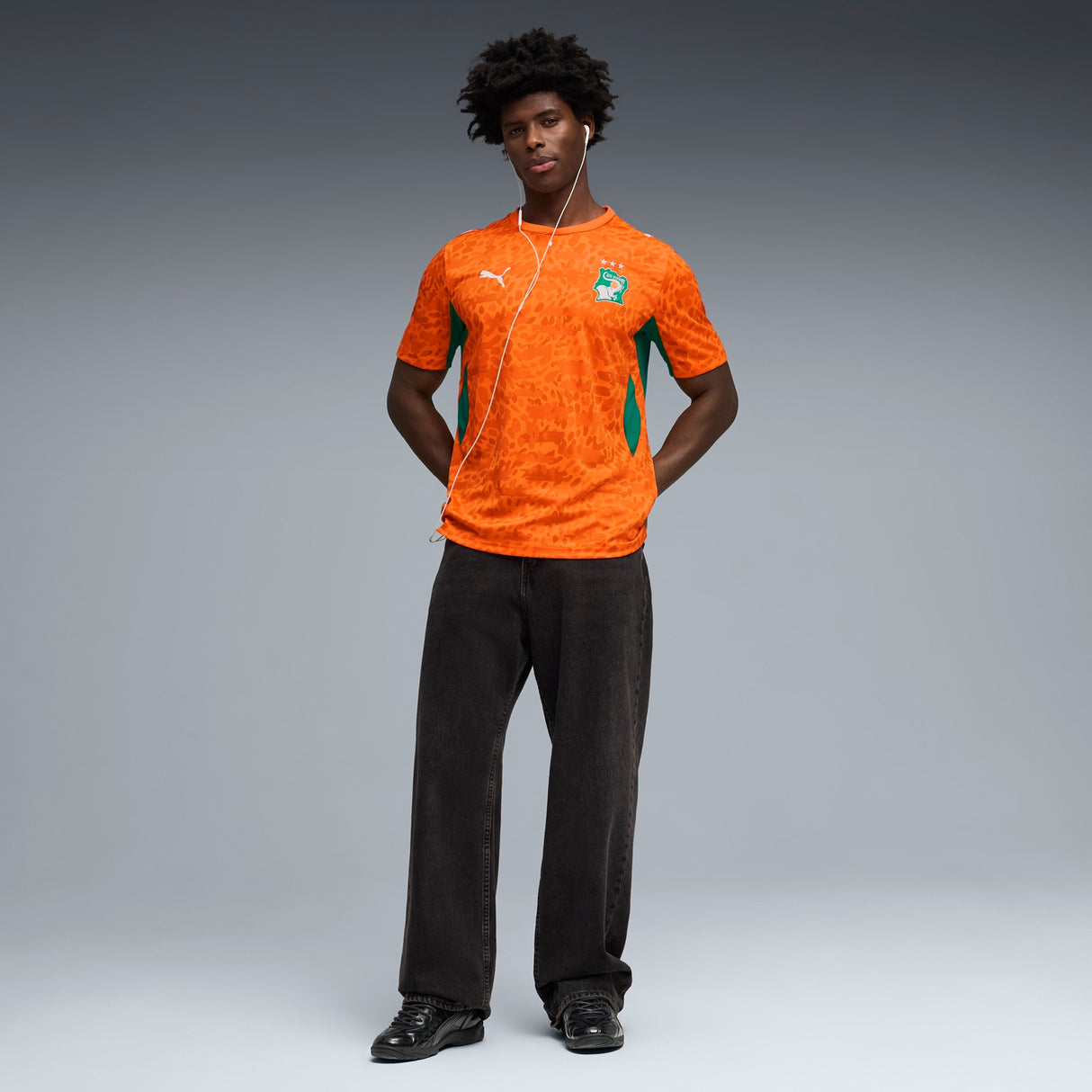 PUMA IVORY COAST WC26 HOME JERSEY ORANGE