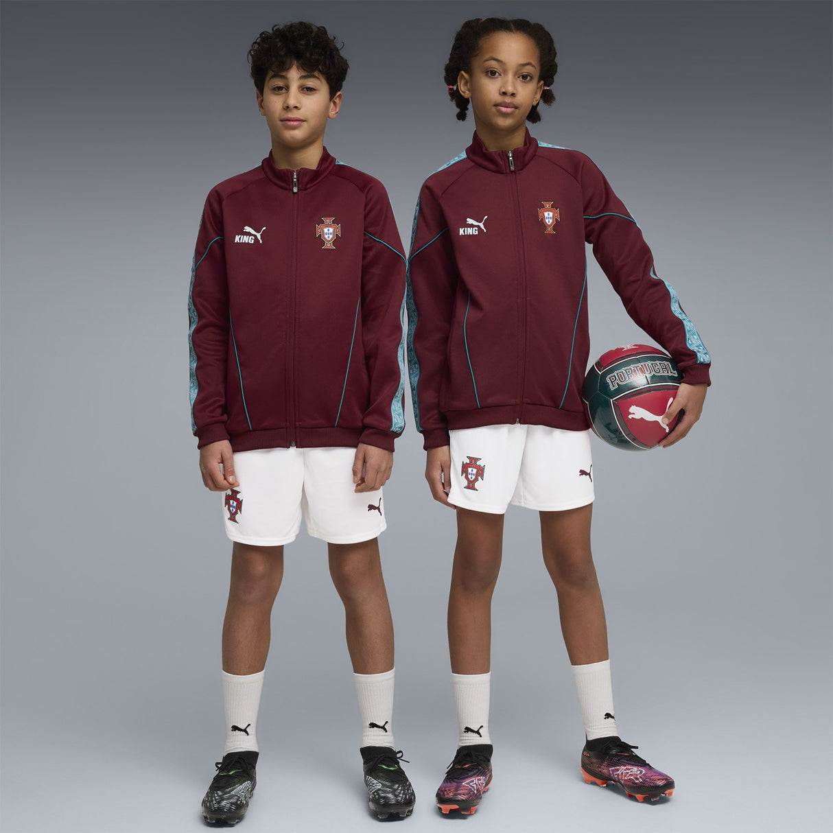 PUMA PORTUGAL WC26 KID ANTH JACKET MARN