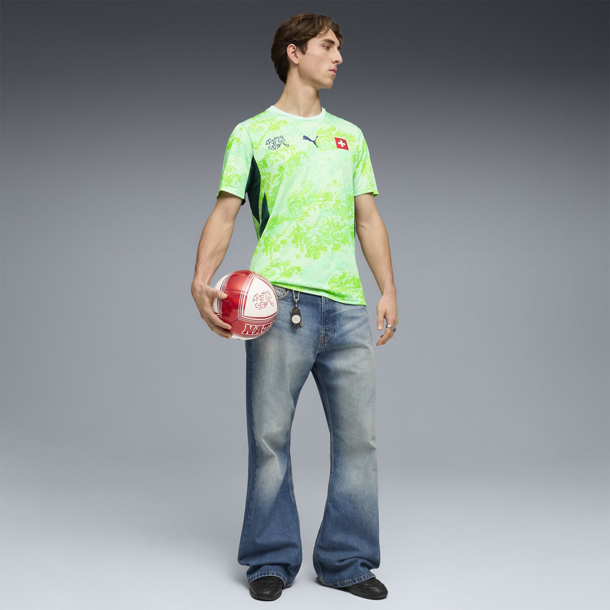 PUMA SWITZERLAND WC26 AWAY JERSEY GREEN