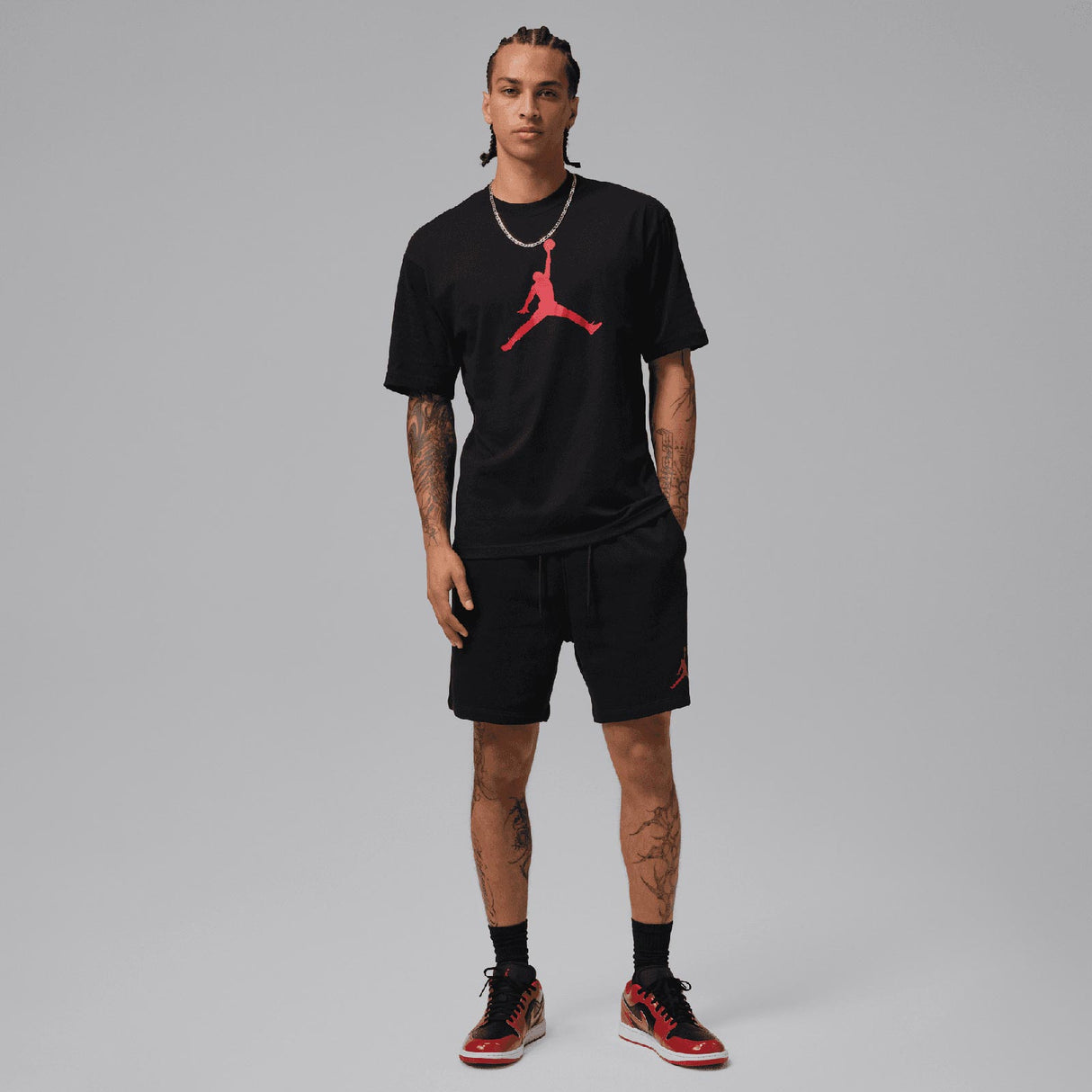 NIKE JORDAN JUMPMAN SHORT SLEEVE TEE BLK