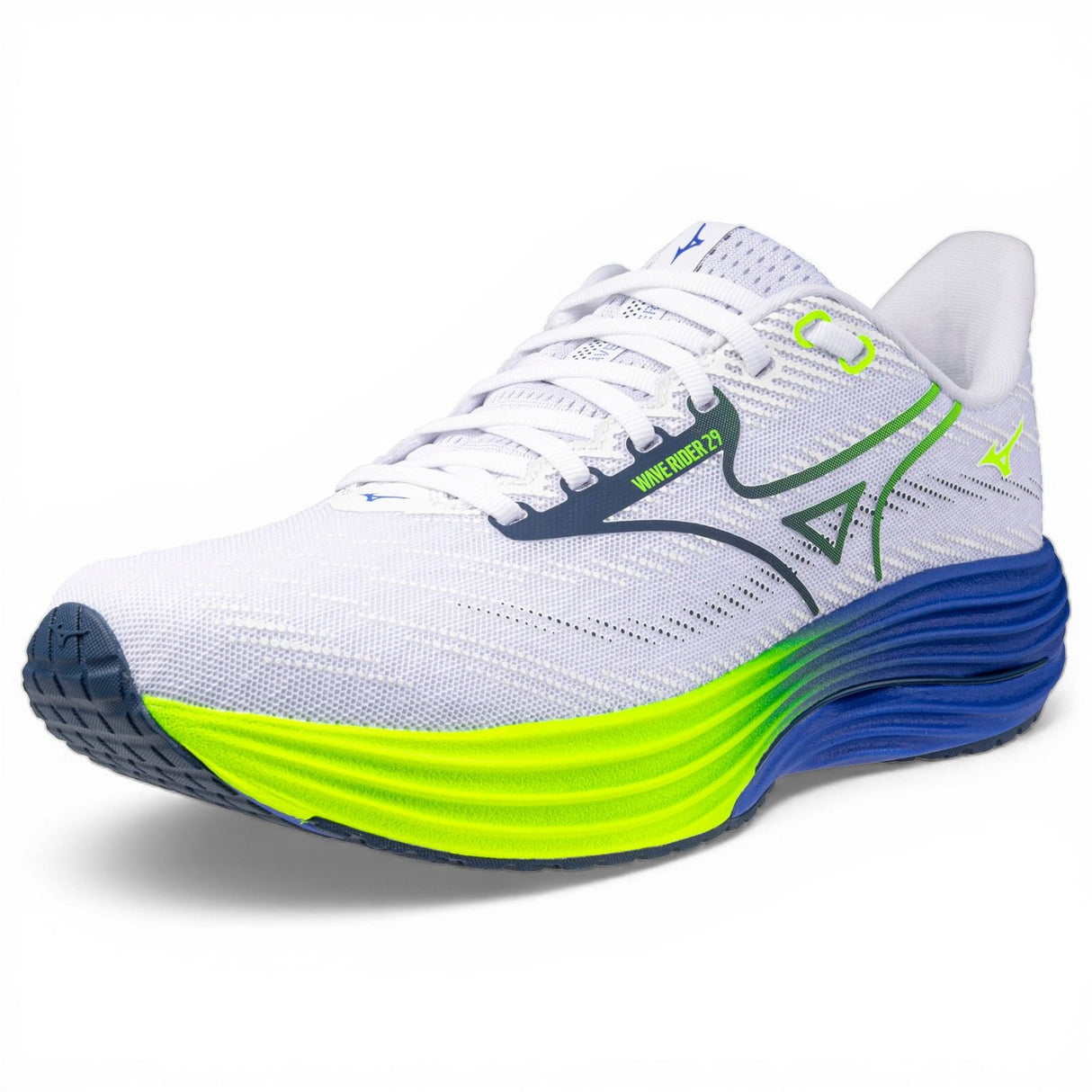 MIZUNO WAVE RIDER 29 WHITE/BLUE