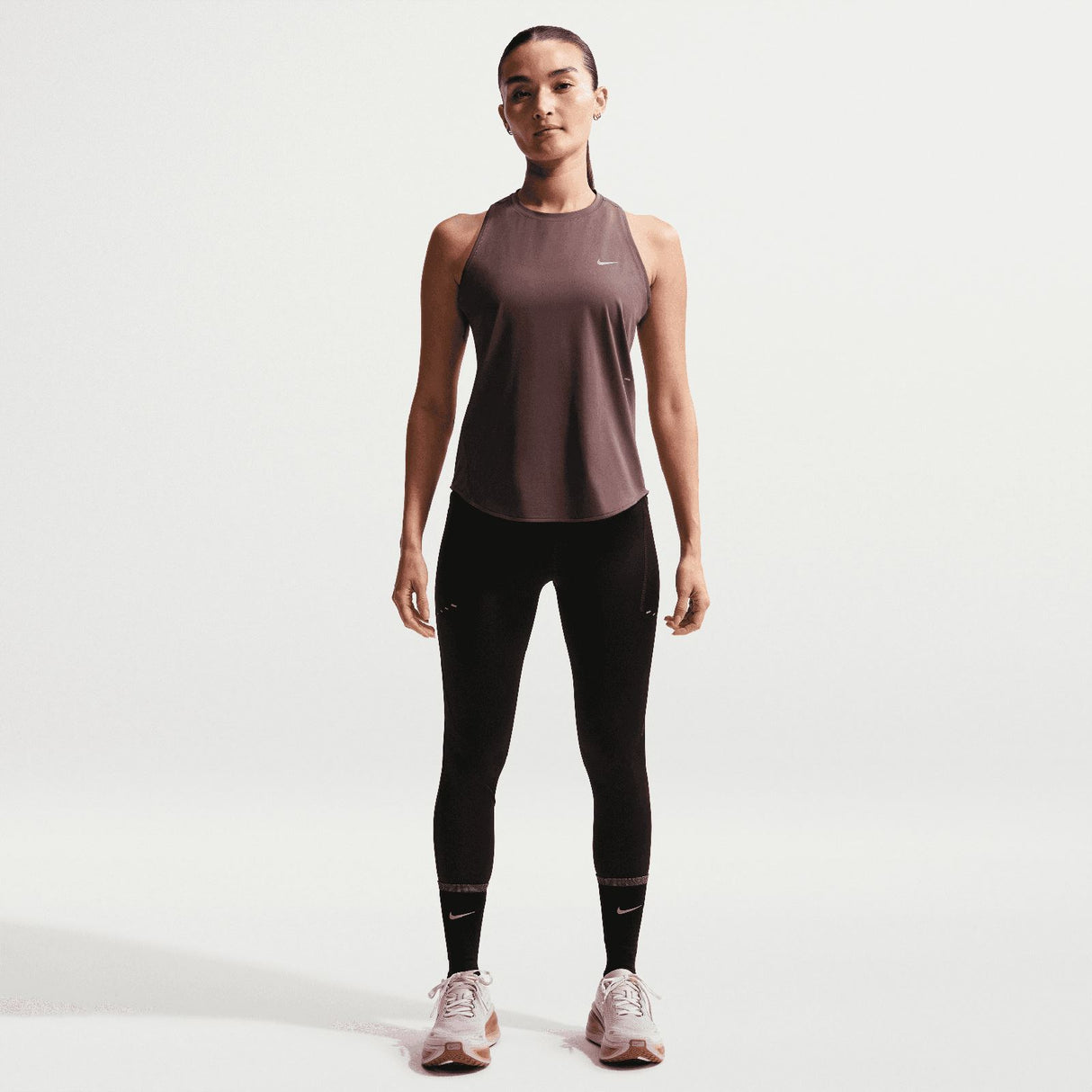 Nike W NK SWIFT DF TANK TOP Maroon