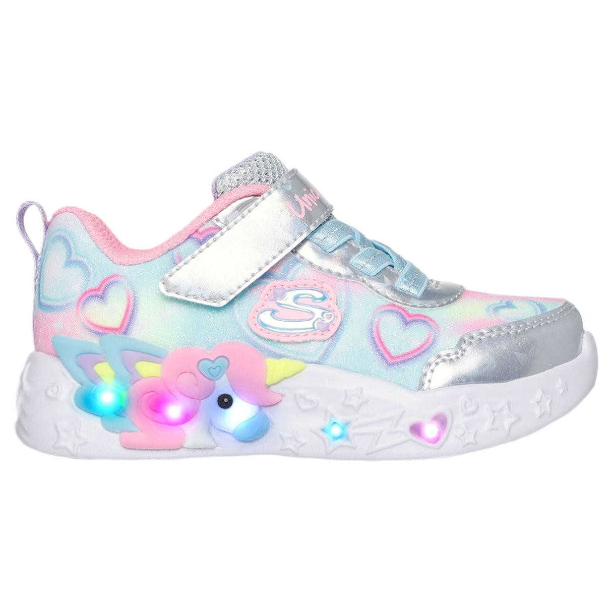 Skechers UNICORN CHARMER LHS Inf G Silvr