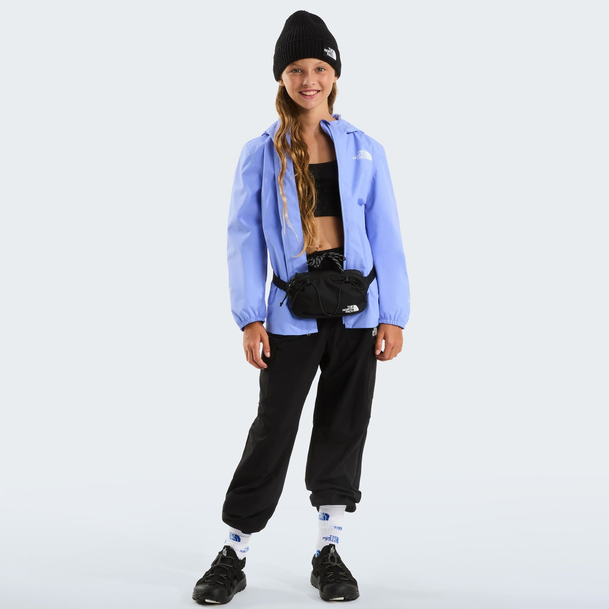 TNF Girls ANTORA Rain Jacket Purple