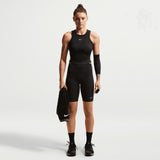 NIKE ONE FITTED DF CROP TANK WMS Black