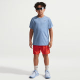 Nike Boys DF MILER SS TOP Blue