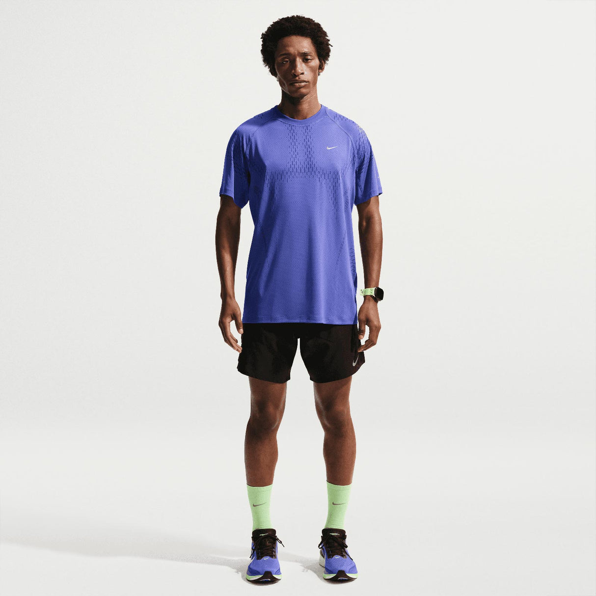 Nike Mens DFADV STRIDE NVLTY SS TOP Blue