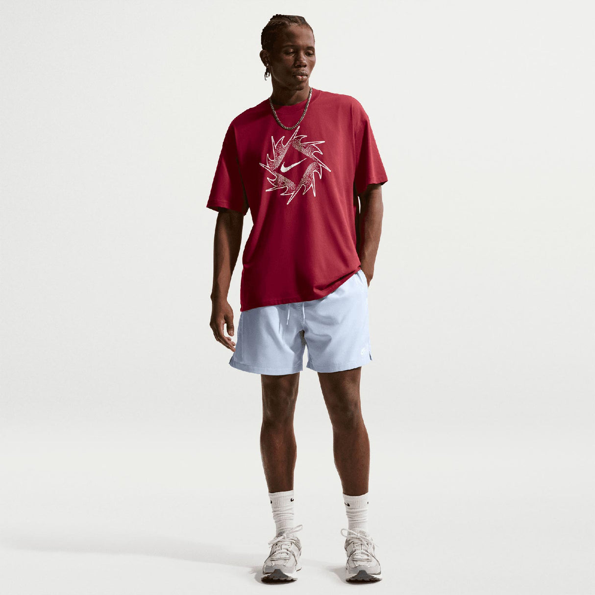 Nike Mens NK CLUB FLOW SHORT Blue