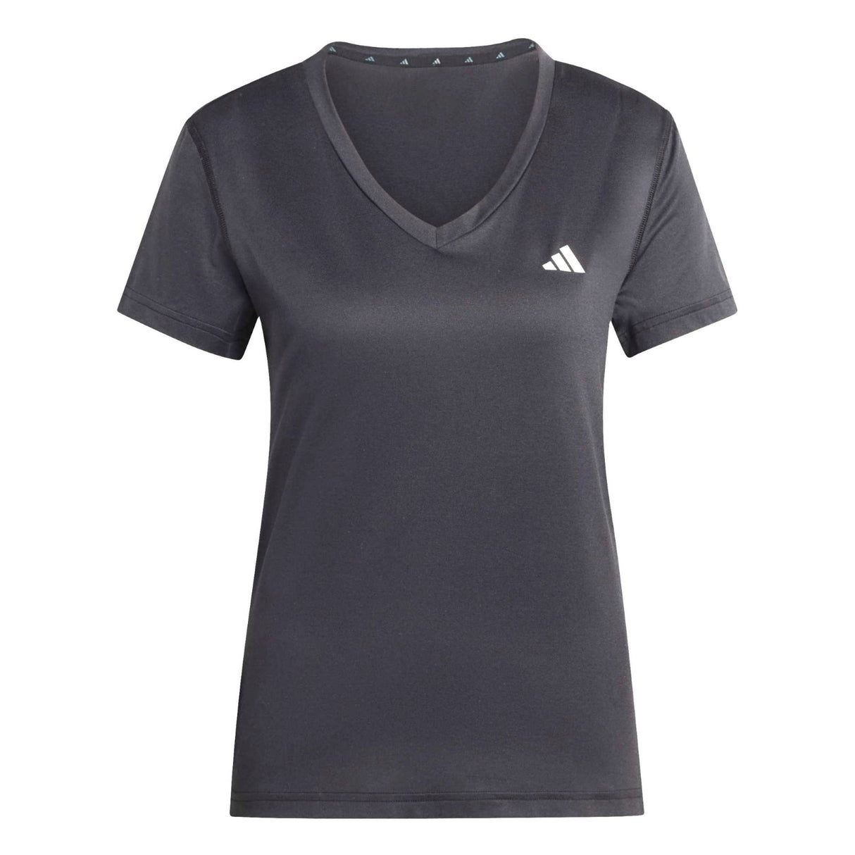 adidas Womens ESS Minimal V Neck Tee Blk