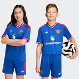 adidas OG MUFC 26 Kids Away Jersey Blue